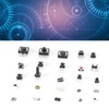 Pack of 125 Tactile Push Button Switches 25 Values 12