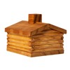 medium Log Cabin Cedar Incense Burner comes with 10 cedar
