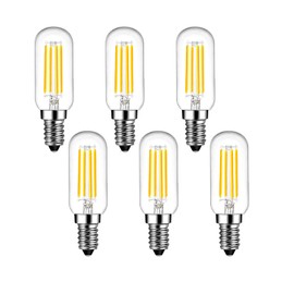SHUWDKAR E14 LED Bulb European Base 4000K, 40 Watt Equivalent 400ML E14 Light Bulb Non-Dimmable, 6 Pack