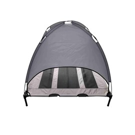 Trademark Innovations Elevated Pet Dog Bed Air Cot with Canopy