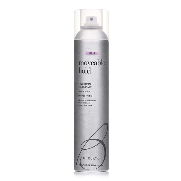 Brocato Moveable Hold Finishing Spray, 10oz, 80% VOC, by Beautopia Hair