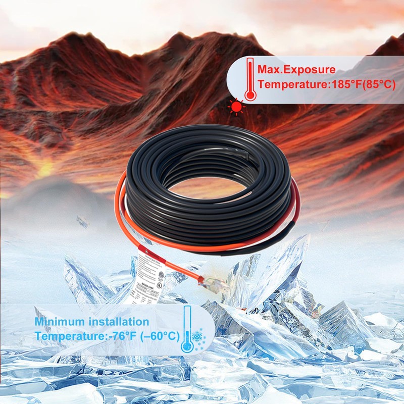 HEATIT 8PLSR Intelligent Commercial and Industrial Grade Self-Regulating Heat Cable,