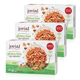 Jovial Whole Grain Brown Rice Egg Tagliatelle Pasta, 9 Oz, 3 Pack