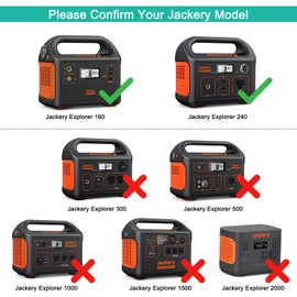KFD 65W 20V Power Supply Charger for Jackery Explorer 160 240 E160 E240 Honda HLS 290 HLS290 167Wh 240Wh YHY-12005000 DS120060C8-W PN: 32120000 56101600 Portable Power Station Solar Solar Generator
