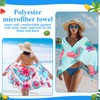 10 Packs Microfiber Beach Towel 28 x 55 Inch Oversized