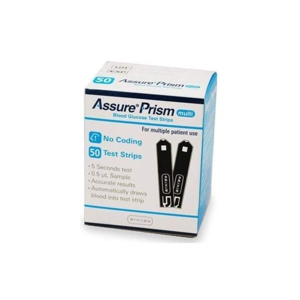 Assure Prism Multi Blood Glucose Test Strips 50ct 530050