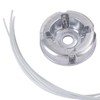 F Fityle Aluminum Alloy Trimming Head Weed Eater Parts Easy