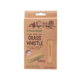Huckleberry Bamboo Grass Whistle - Natural Toy for Kids & Adults - DIY Outdoor Musical Instrument - Educational Toy - Durable, Sustainable & Compact