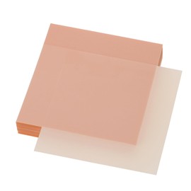 ONLYKXY 4 Pack Transparent Sticky Notes 3x3in Waterproof Self-Stick Book Tabs 200 Sheets PET Markers Sticky Notes Pad (Light Pink)