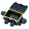 ZONADAH 6-Way IP68 Waterproof Electrical Cable Wire Connector Junction Box
