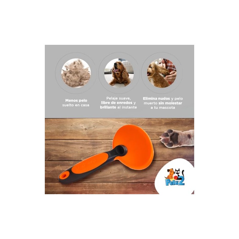 PM004 Carda Cerdas Curvas para Perros y Gatos