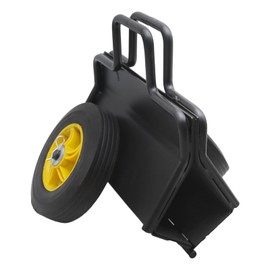 Heavy Duty Panel Dolly Slab Dolly with Two Nice Handles Black, 10" Flat-Free Tires 600 LBS Max Load Capacity All-Terrain Moving for Heavy Drywall Sheet and Door Material