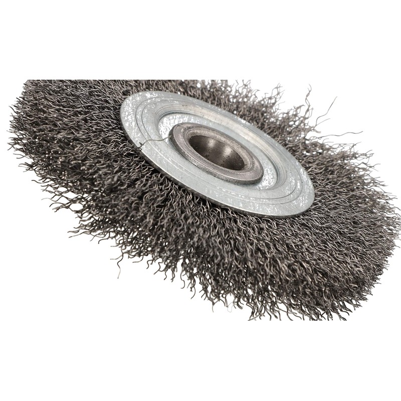 KOTARBAU® Disc Brush 120 mm with M14 Thread Corrugated Steel