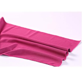 BRIGHTBOX 2 Pack Cooling Towel, Microfiber, Soft, Breathable, 80cm x 30cm, Pink, Ideal for Yoga, Sport, Gym, Workout, Camping, Fitness, Running
