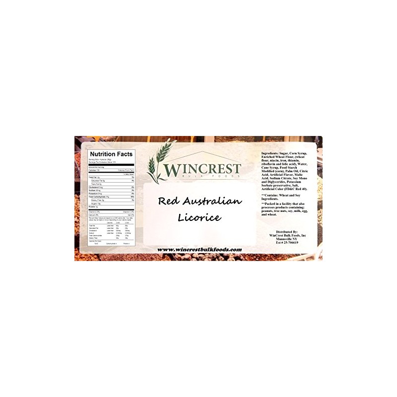 Red Australian Licorice (1 Lb)