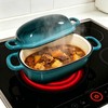 HCXCQLSUY Enameled Cast Iron Oval Dutch Oven for Bread Baking,