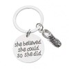 Runner Keychain, Runner She Believed She Could So She Did