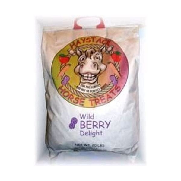 Haystack Wild Berry Horse Treats Healthy and Natural Mineral Food 20 lbs Bag