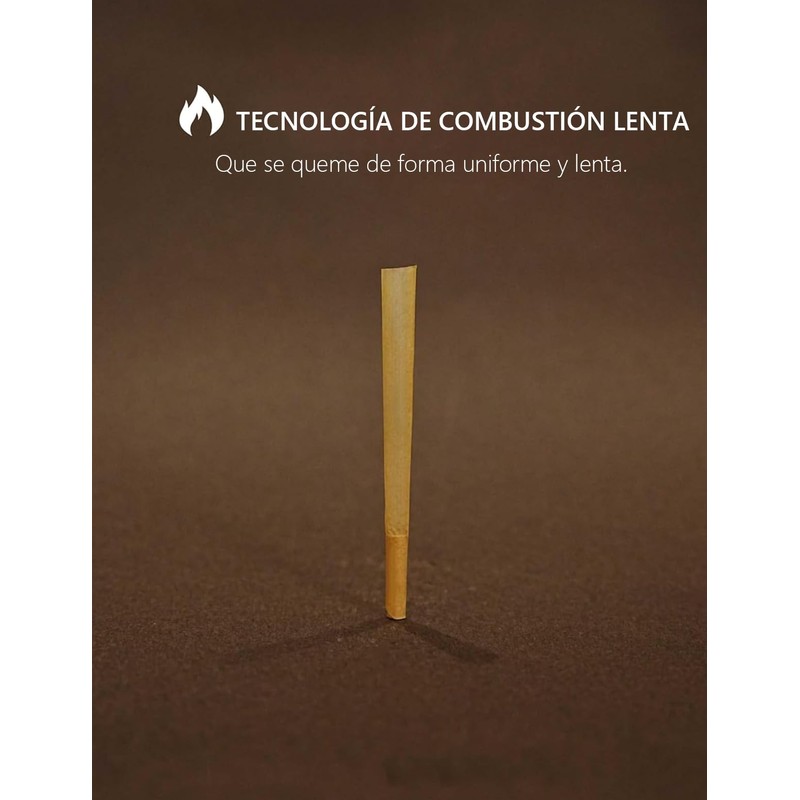 GLINTYU Conos Pre Rolados 200 Unidades, Brown | 108 mm
