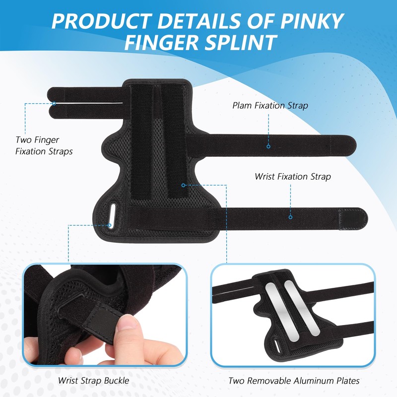 joingood Finger Splint Small Finger, Wrist Splint Small and Ring