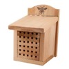 Woodlink 28552 Heavy Duty Cedar Mason Bee, Small Insect House,