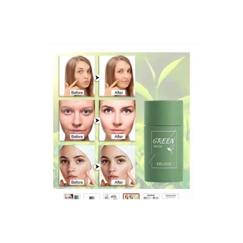 Kissnicor Mascarilla Verde Barra Mask Stick Puntos Negros Poros Grasa