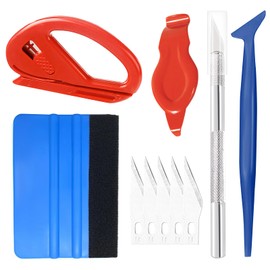 KIPTVO 10PCS Car Vinyl Wrap Tool Kit, Car Vinyl Wrap Squeegee, Vinyl Squeegee Tool, Car Wrap Vinyl, Vinyl Wrap for Cars, Wallpaper Smoothing Tool, for Installing Auto Wraps and Car Stickers