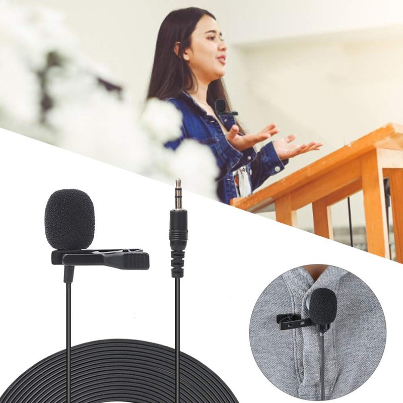 ciciglow Portable Clip On Microphone for Mobile Phones and Laptops