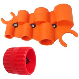 WELURE Professional Pipe Deburring Tool - with 6-Range Depth Gauge Fit for Precise Plumbing Installations