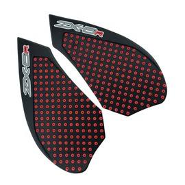 Red Gas Fuel Tank Pad Traction Side Fuel Knee Grip Decal Compatible with Kawasaki Ninja ZX6R 636