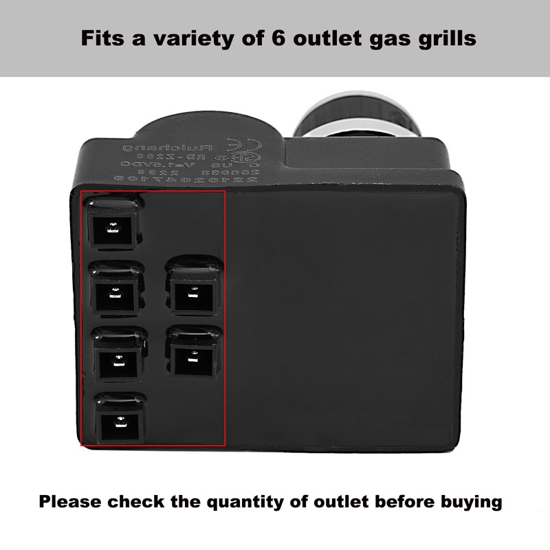 DHL-128-6Q Pulse Igniter Electrode Ignitor Wire Kit 6 Outlet Gas