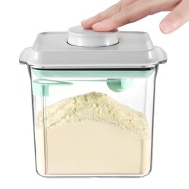 vione Airtight Food Storage Container Sets, Pop Up Food Containers With Lids, Stackable Formula Container for Rice Coffee Flour Sugar Cereal (1700 ML)