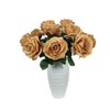 ATFL Fake Roses Artificial Flowers Bulk,Floral Diameter 4'',20 Pcs Artificial