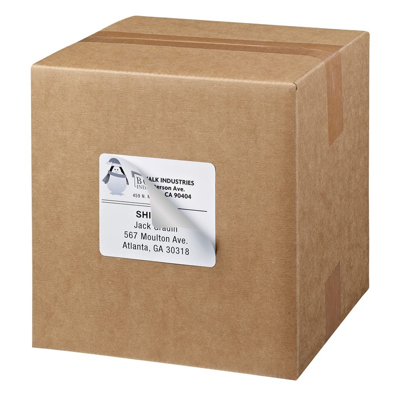 Avery Printable Shipping Labels, Sure Feed Technology, 3-1/3" x 4",