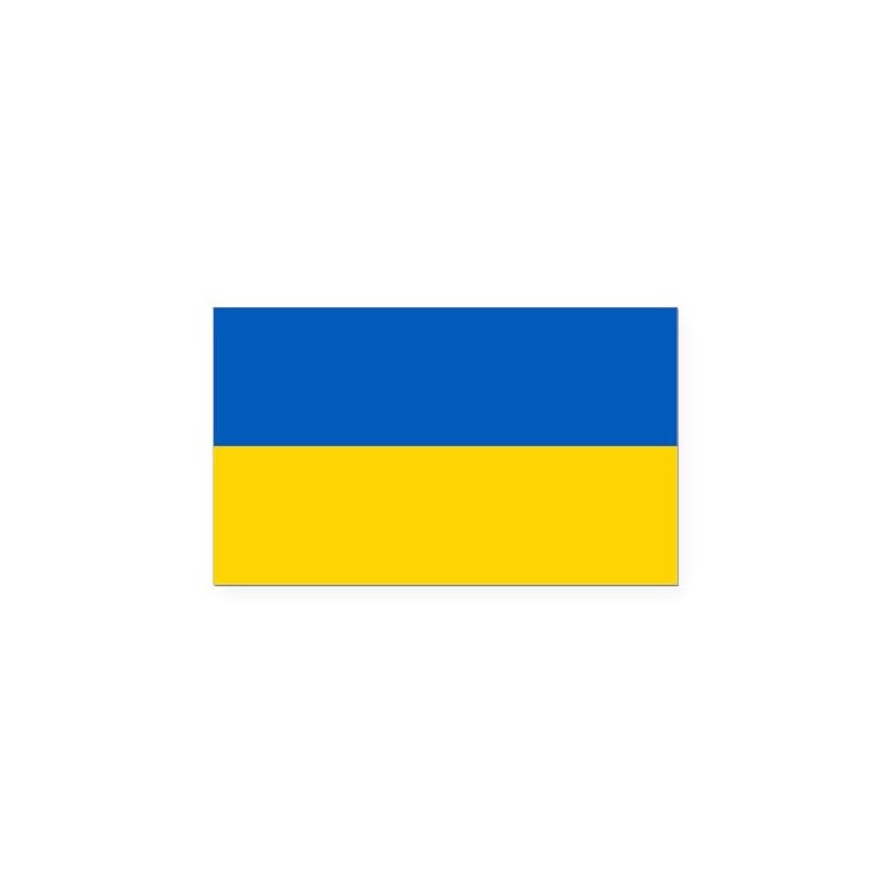 CafePress Flag of The Ukraine Rectangle Car Bumper Magnet