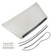 ANTUKO Hood Bulge Scoop White Front Upper Replacement for 2014-2021