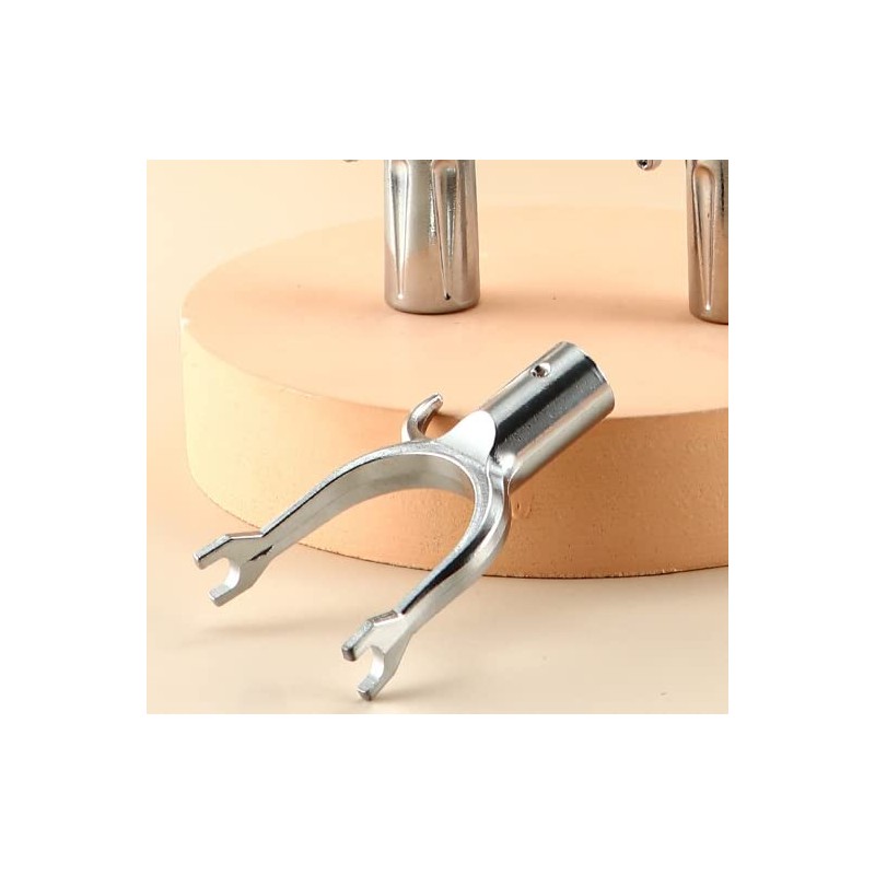 1 Piece U-Shaped Metal Utility Hook for Closet Pole Metal
