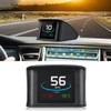 SUIOPPYUW Easy-to-Read Car Head Up Display Alarm Settings Included ABS