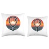 Squash Racket Squash Player Racquetball Throw Pillow