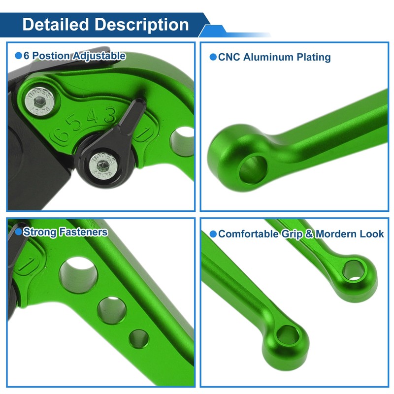 X AUTOHAUX Short Brake Clutch Levers for Triumph Trident 660