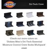 Dickies - Calcetines para hombre con tecnología Dri-Tech para control