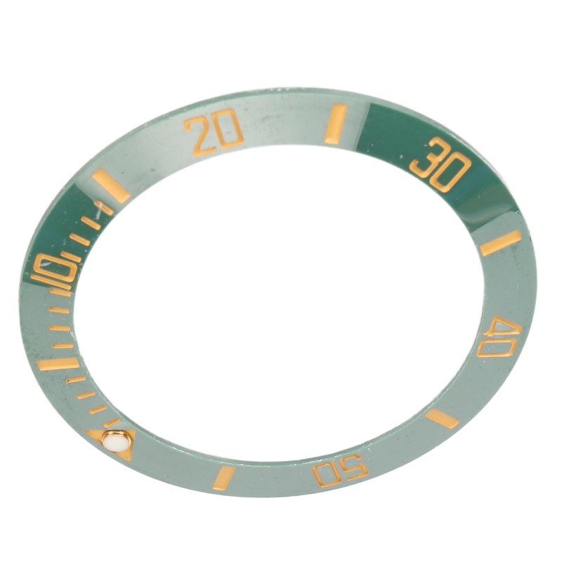 40mm Diameter Watch Bezel Insert Ring Clear Scale Luminous Ceramic