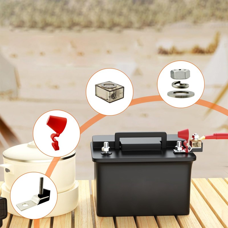 MRBF Terminal Fuses Block Kit- 500Amp 32V DC Max/ IP66