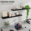 Natural Oak Floating Shelves for Wall, 36" W x 8"