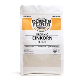 Organic Einkorn Flour - 100% All Natural Ingredients - Size: 2 Pounds