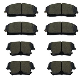 DYZJKWJW D1086 D1089 Front Rear Ceramic Brake Pads Set Fit For 2007-2011 Honda CR-V All Models,For 2012-2016 Honda CR-V AWD (8 pcs)