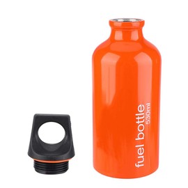 MAGT Fuel Bottle, 530 ml, Portable Fuel Bottle, Aluminium Alloy, Leak-Proof Tank Oil Container for Outdoor, Camping, Hiking