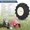 GICOOL 13x5.00-6" Tiller Tire and Wheel, 【3/4" Axle Size】, 3-1/8"