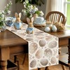 Easter Eggs Table Runner 72 Inch, Spring Table Decoration for