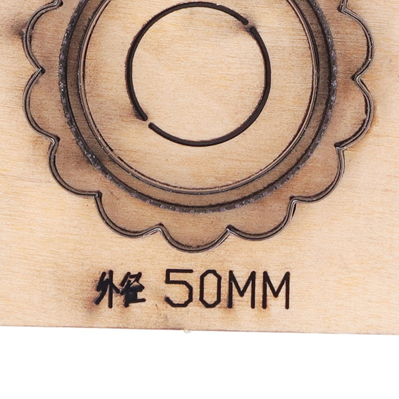 Leather Cutting Dies Sunflower Shaped 7.5x7.5x2.3cm Size 50mm Diameter Precise